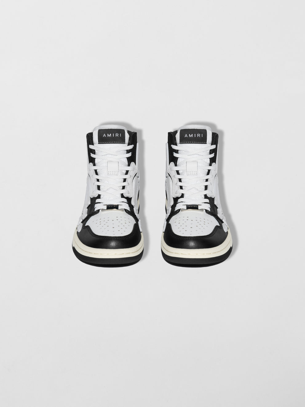 Black / White Amiri SKEL TOP HI | 812490-OQZ