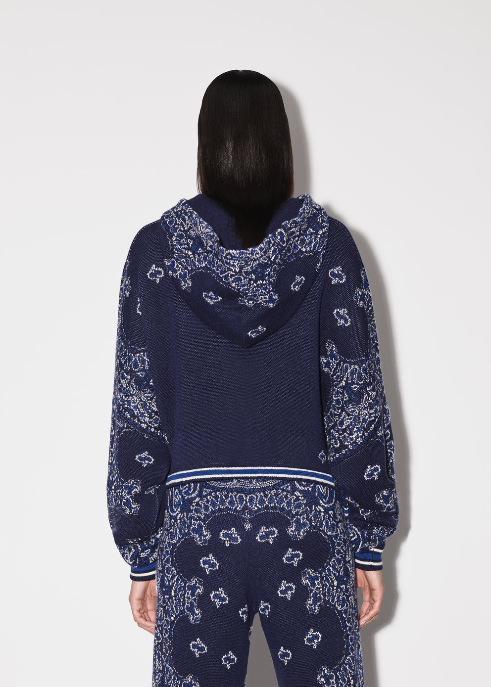 Blue Amiri BANDANA OVERSIZED HOODIE | 024513-WZG