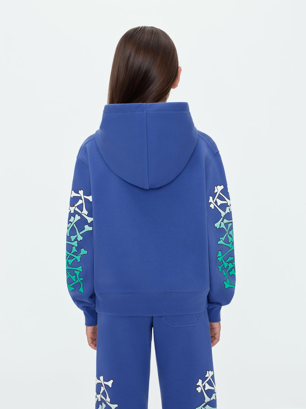 Blue Amiri BONES HOODIE | 348216-HTU