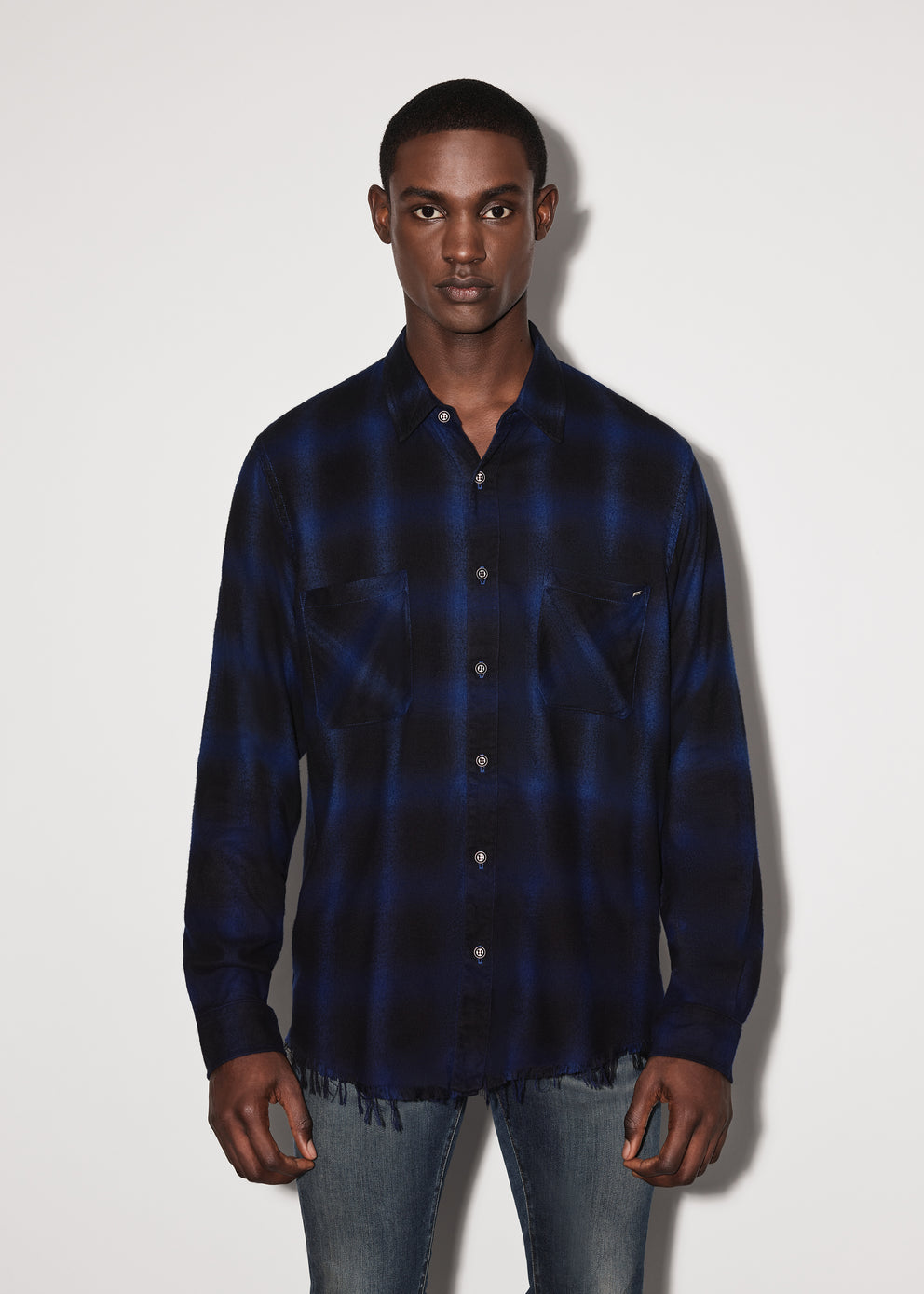 Blue Amiri CORE SHADOW PLAID | 753401-SLJ