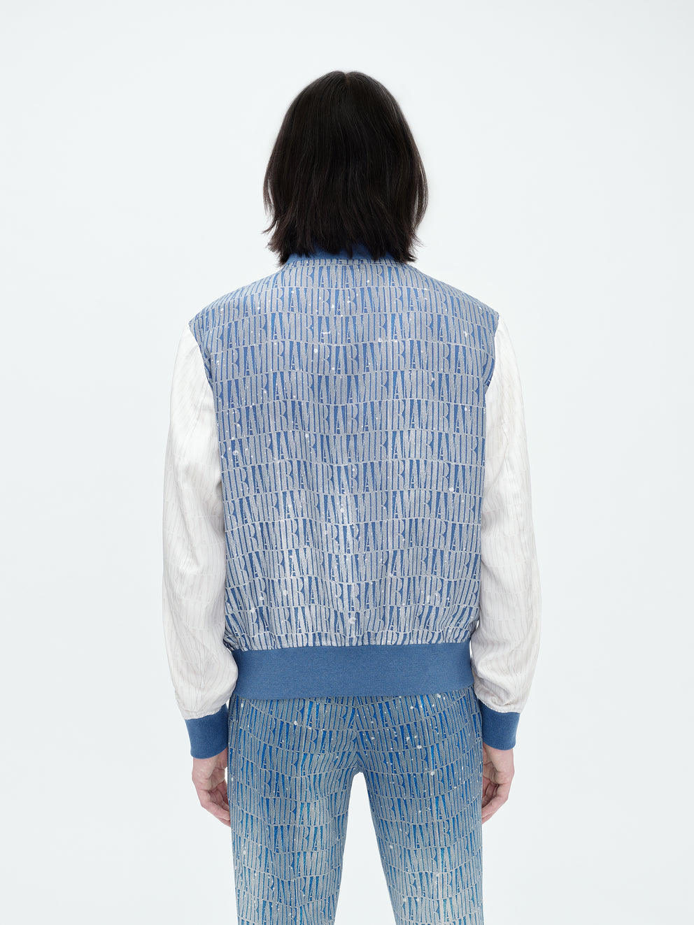 Blue Amiri GRADIENT REPEAT BOMBER | 958103-ZDO