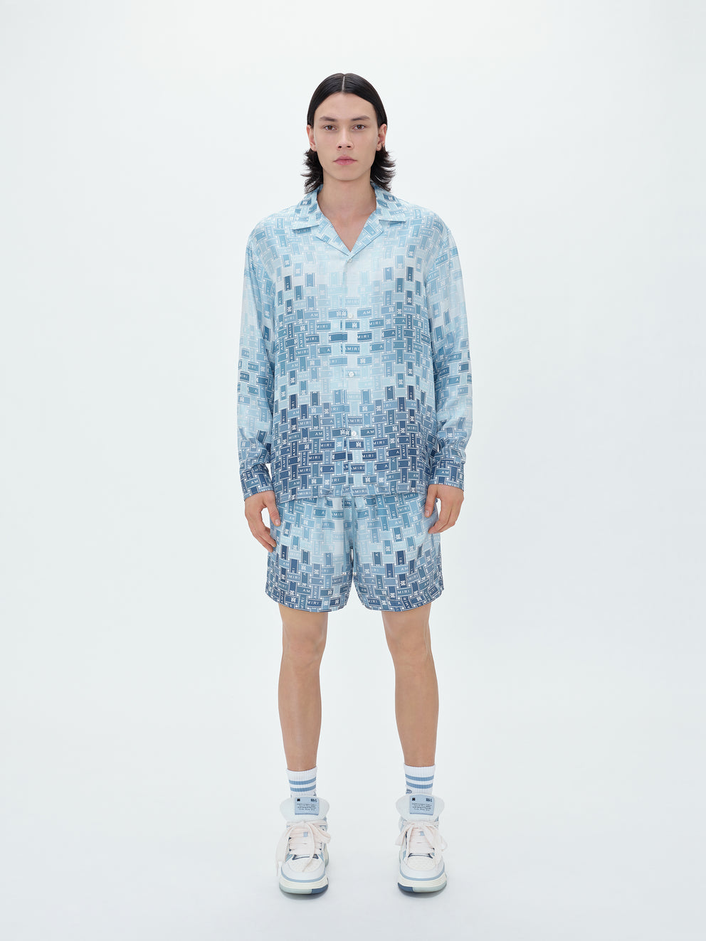 Blue Amiri GRADIENT TAPE PJ SHIRT | 913857-FIX