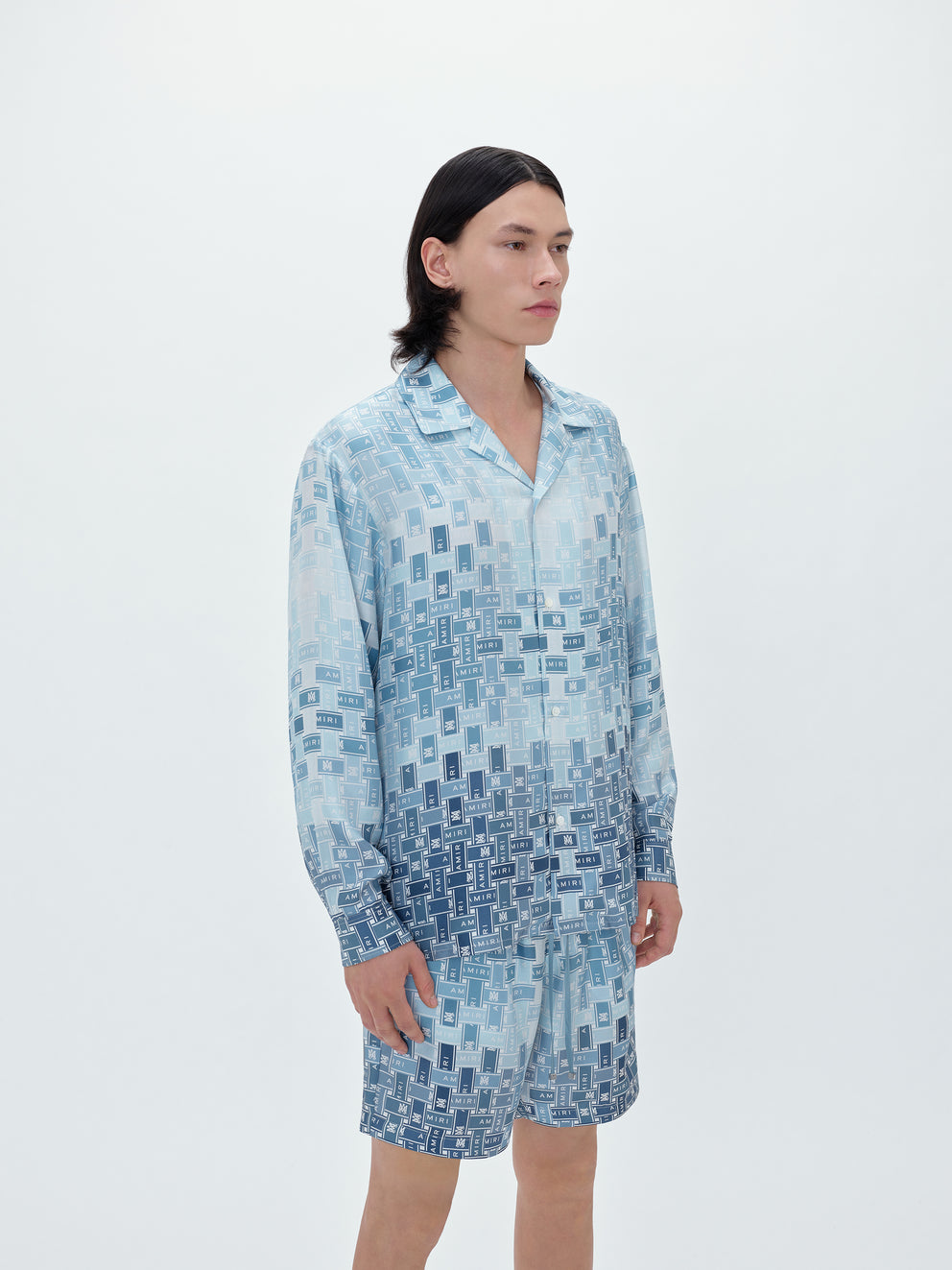 Blue Amiri GRADIENT TAPE PJ SHIRT | 913857-FIX