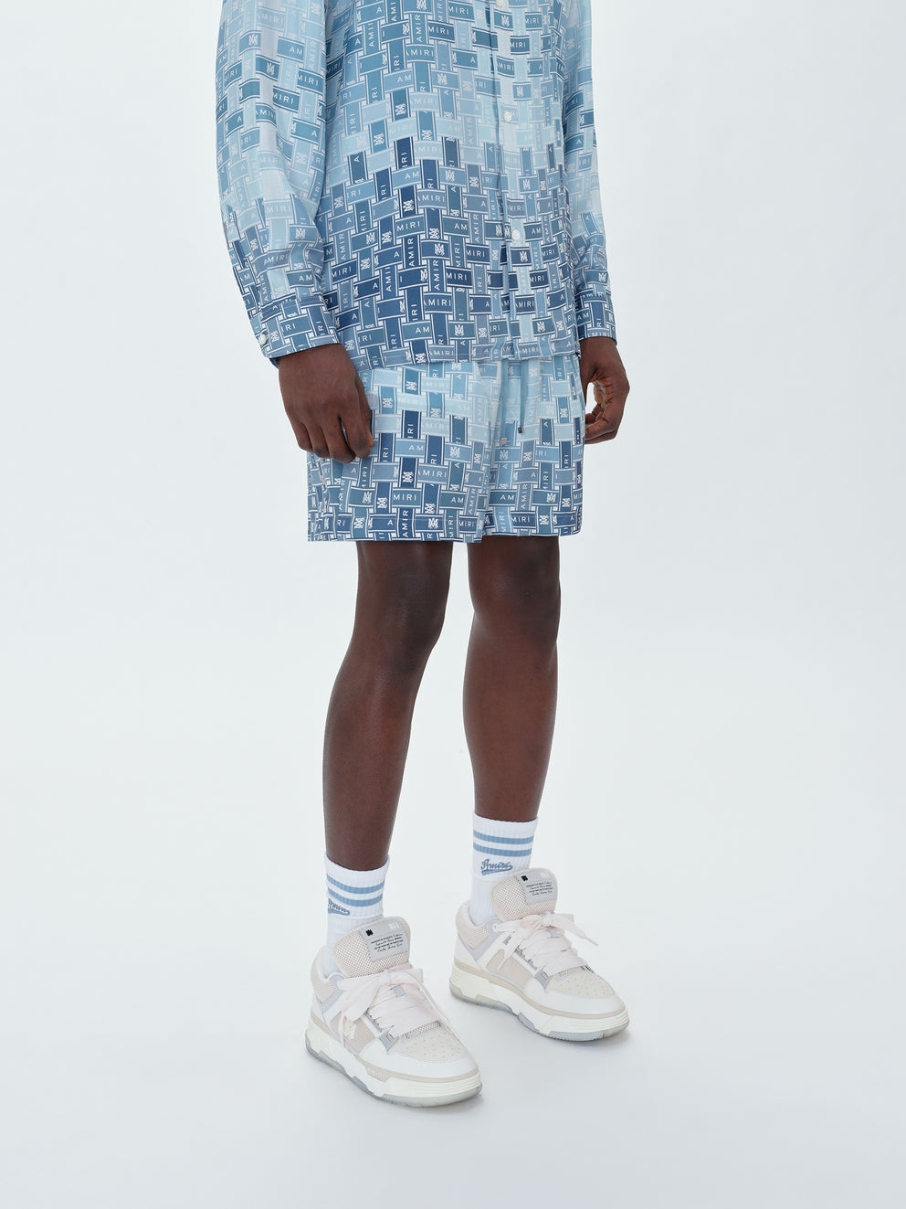 Blue Amiri GRADIENT TAPE PJ SHORTS | 170952-FJP