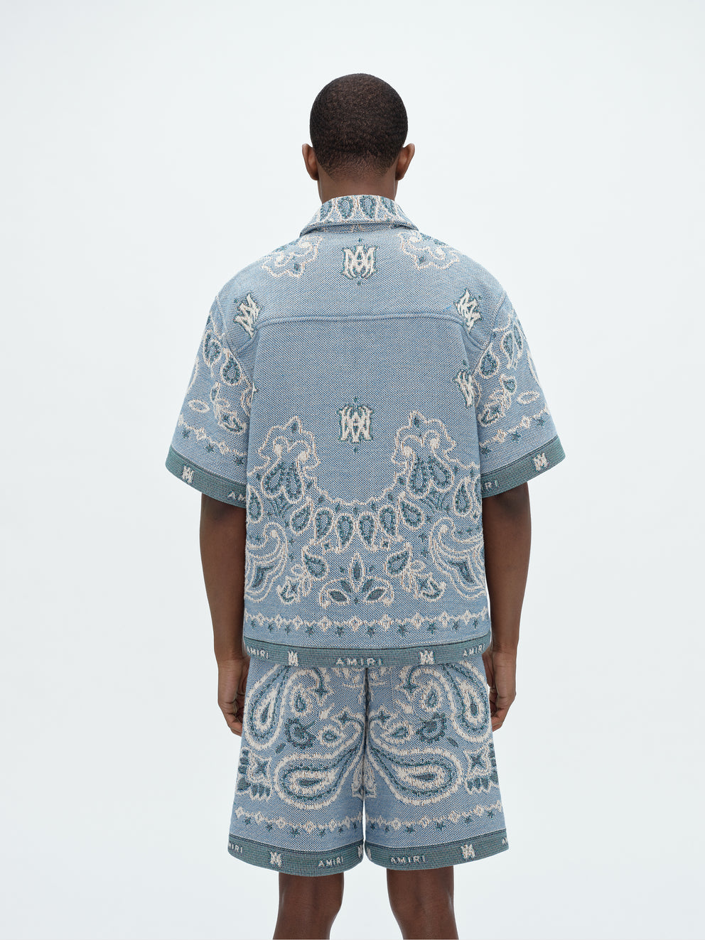 Blue Amiri TAPESTRY BANDANA SHIRT | 852910-DAP