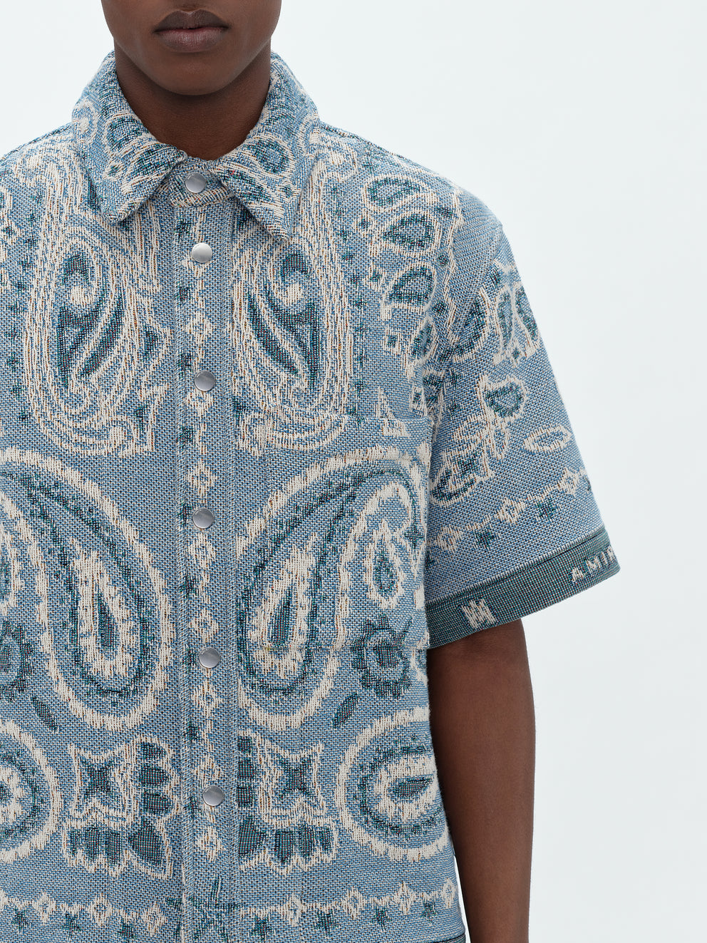 Blue Amiri TAPESTRY BANDANA SHIRT | 852910-DAP