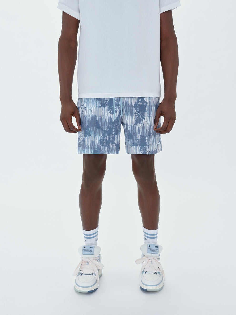 Blue Amiri TIE DYE SWIMTRUNK | 213684-GRI