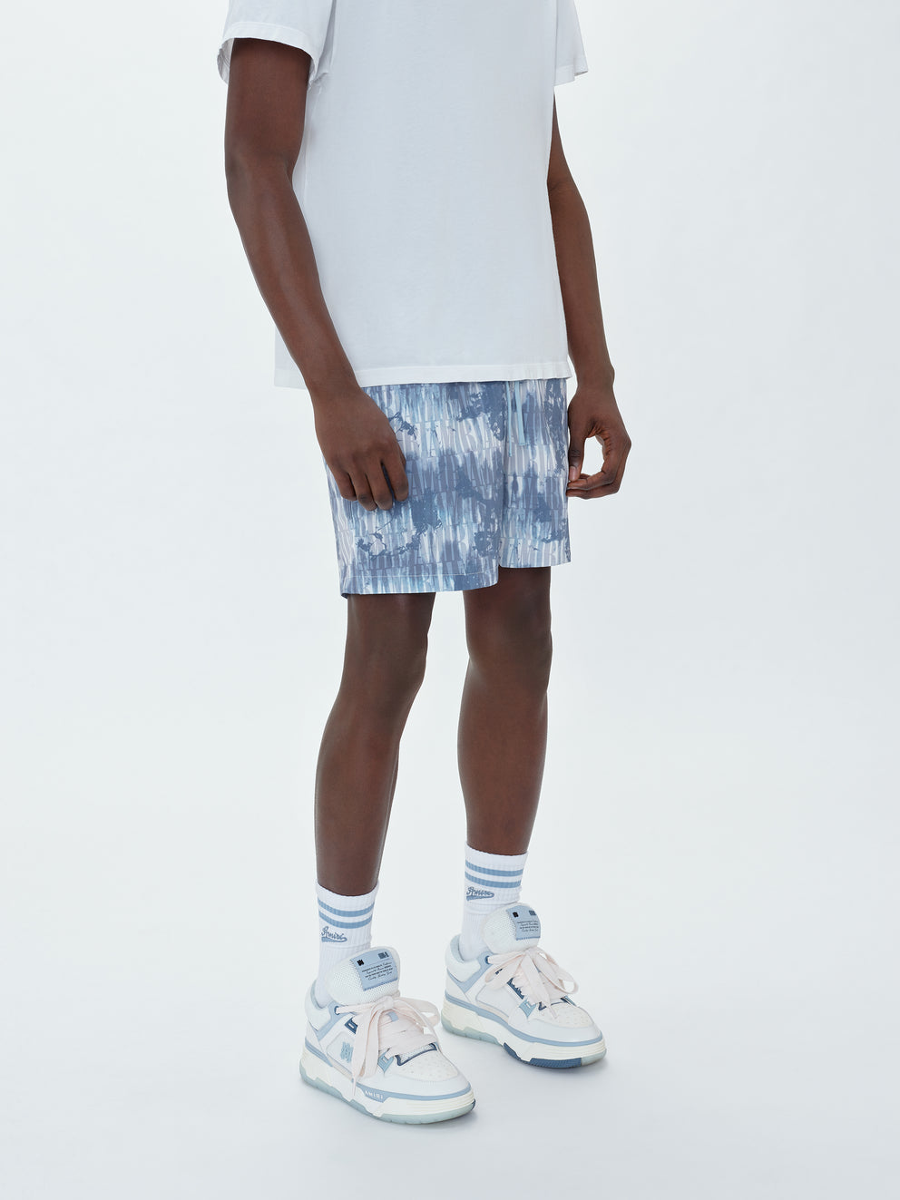 Blue Amiri TIE DYE SWIMTRUNK | 213684-GRI