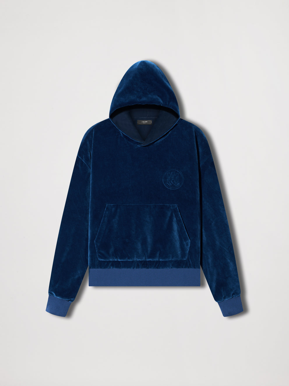 Blue Amiri VELOUR HOODIE | 420315-JMU