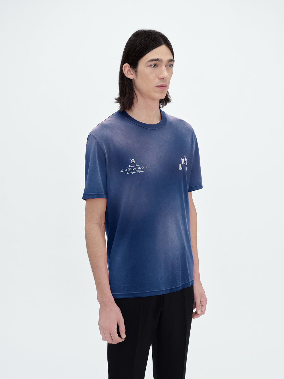 Blue Amiri VINTAGE COLLEGIATE TEE | 185930-YMG