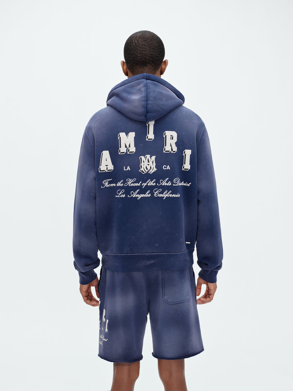 Blue Amiri VINTAGE COLLEGIATE ZIP HOODIE | 120586-RMX