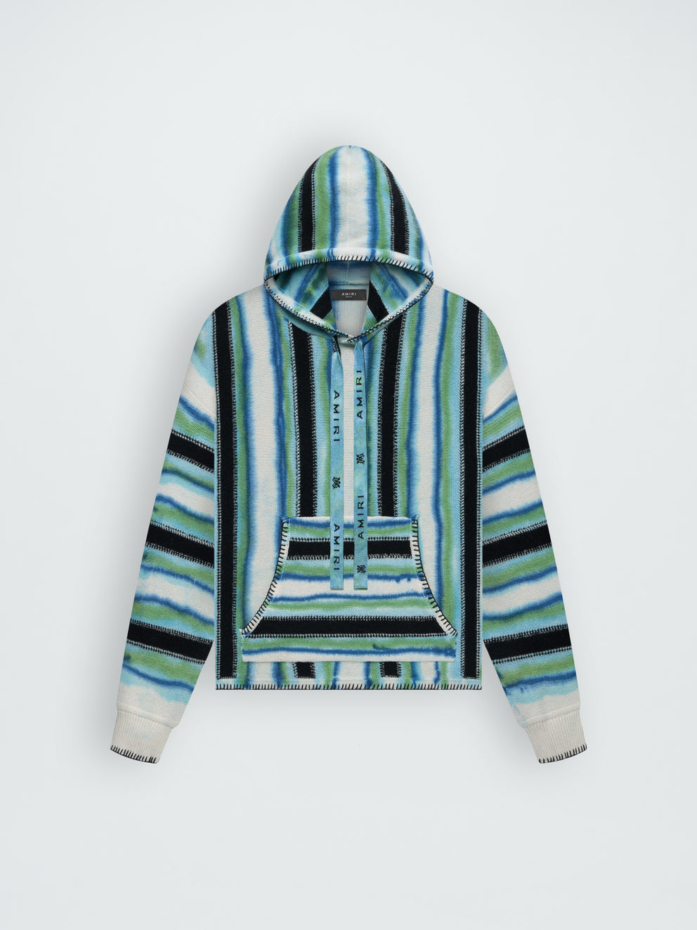 Blue / Green Amiri BAJA TIE DYE HOODIE | 091342-YMP