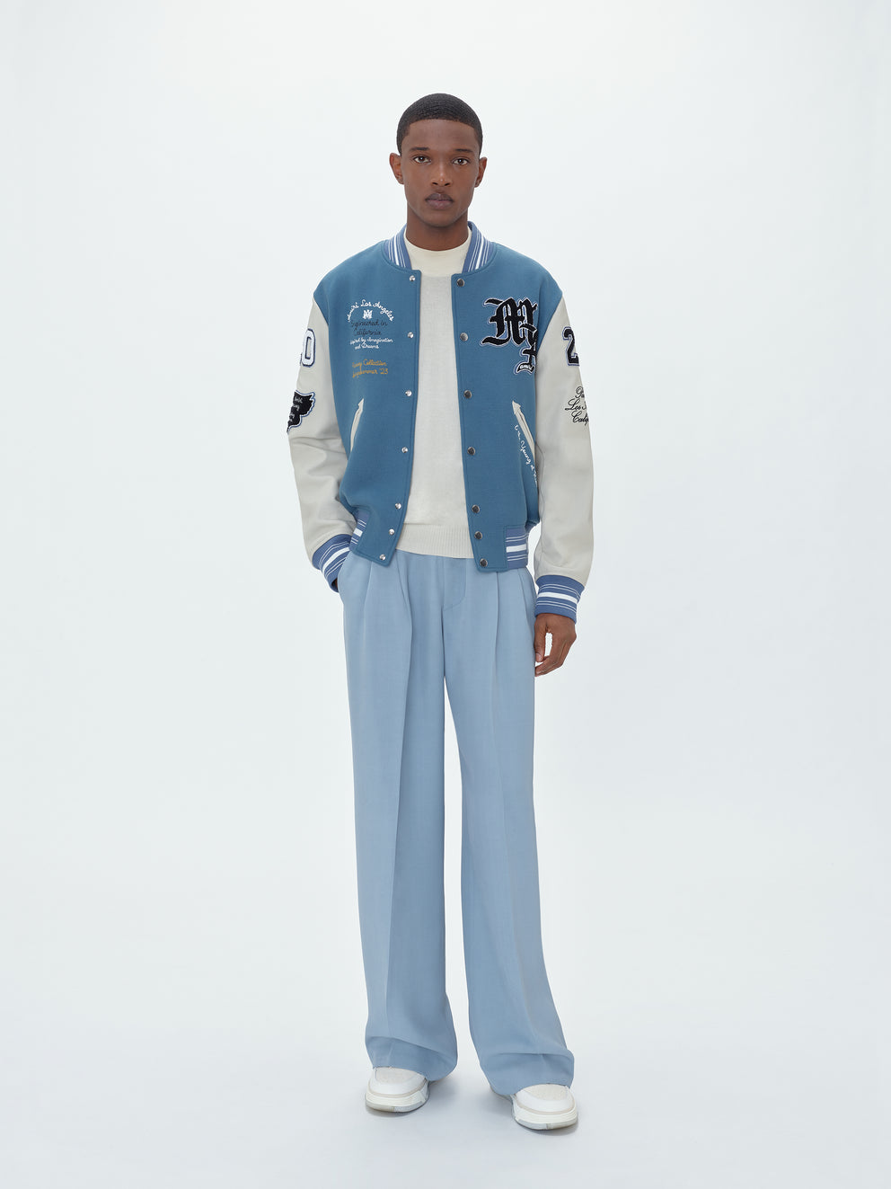 Bluefin Amiri OVERSIZED VARSITY JACKET | 743816-VXH