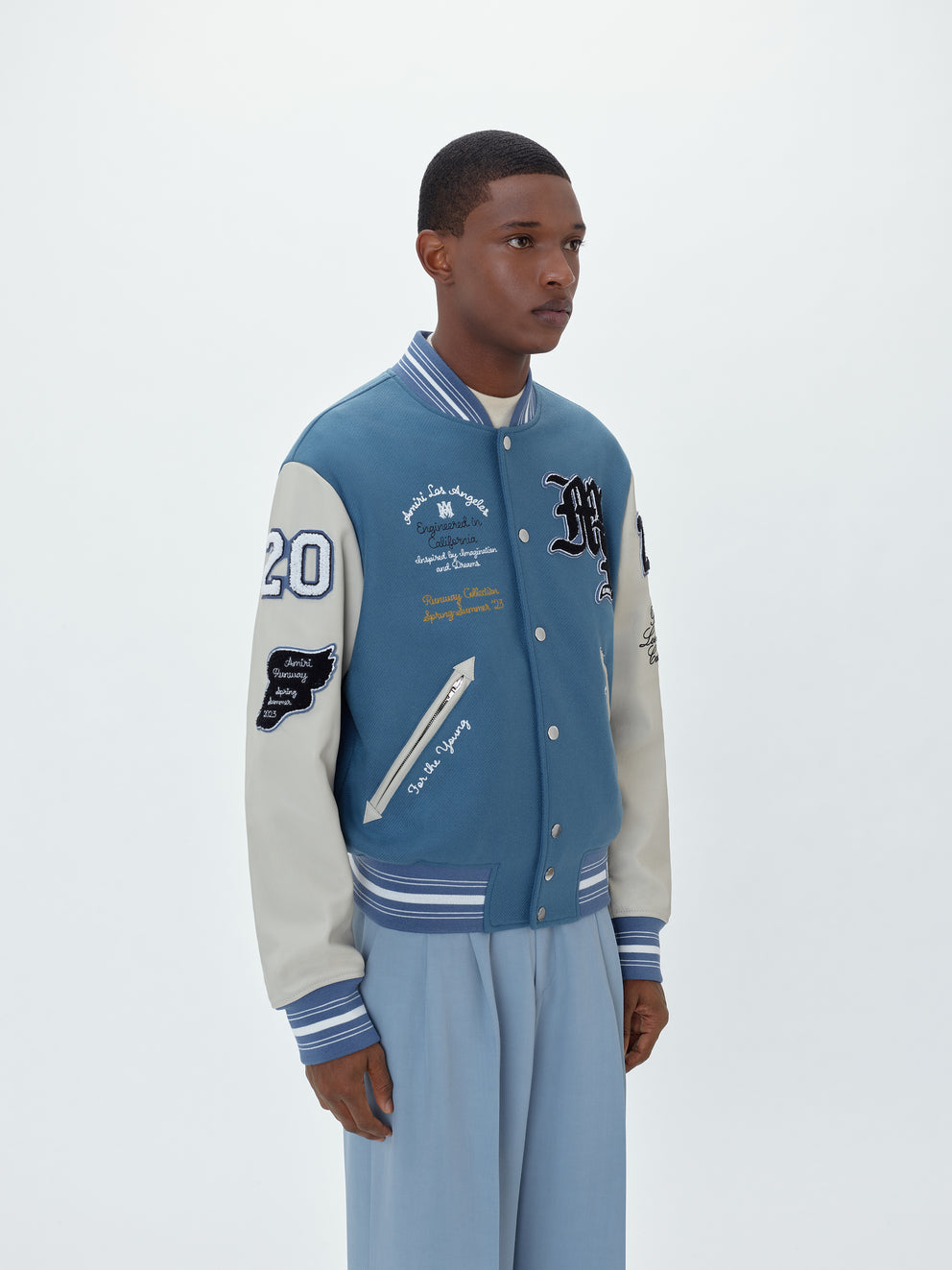 Bluefin Amiri OVERSIZED VARSITY JACKET | 743816-VXH