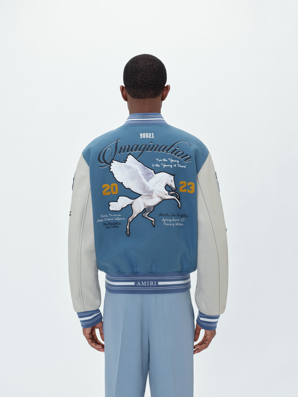 Bluefin Amiri OVERSIZED VARSITY JACKET | 743816-VXH