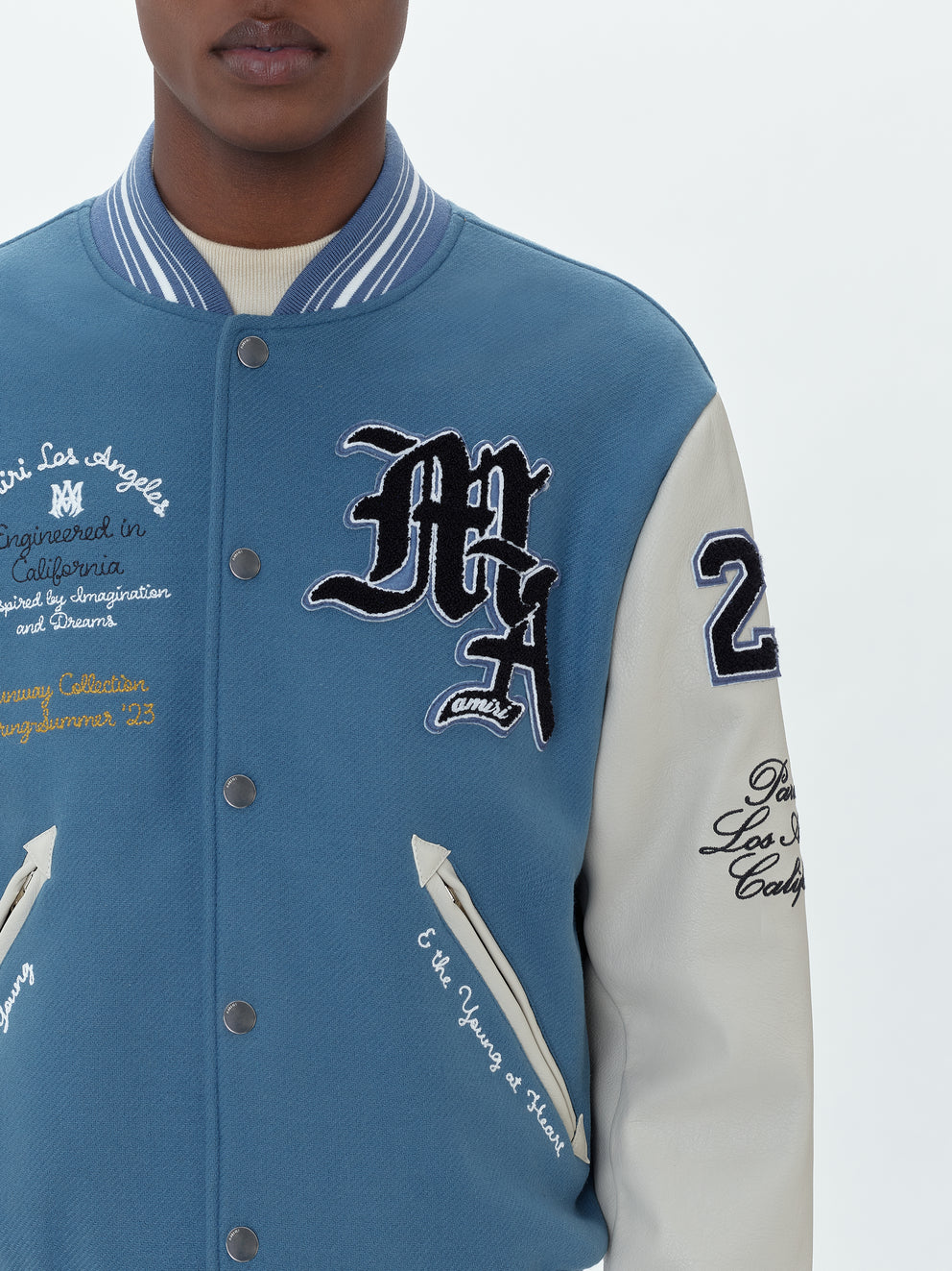 Bluefin Amiri OVERSIZED VARSITY JACKET | 743816-VXH