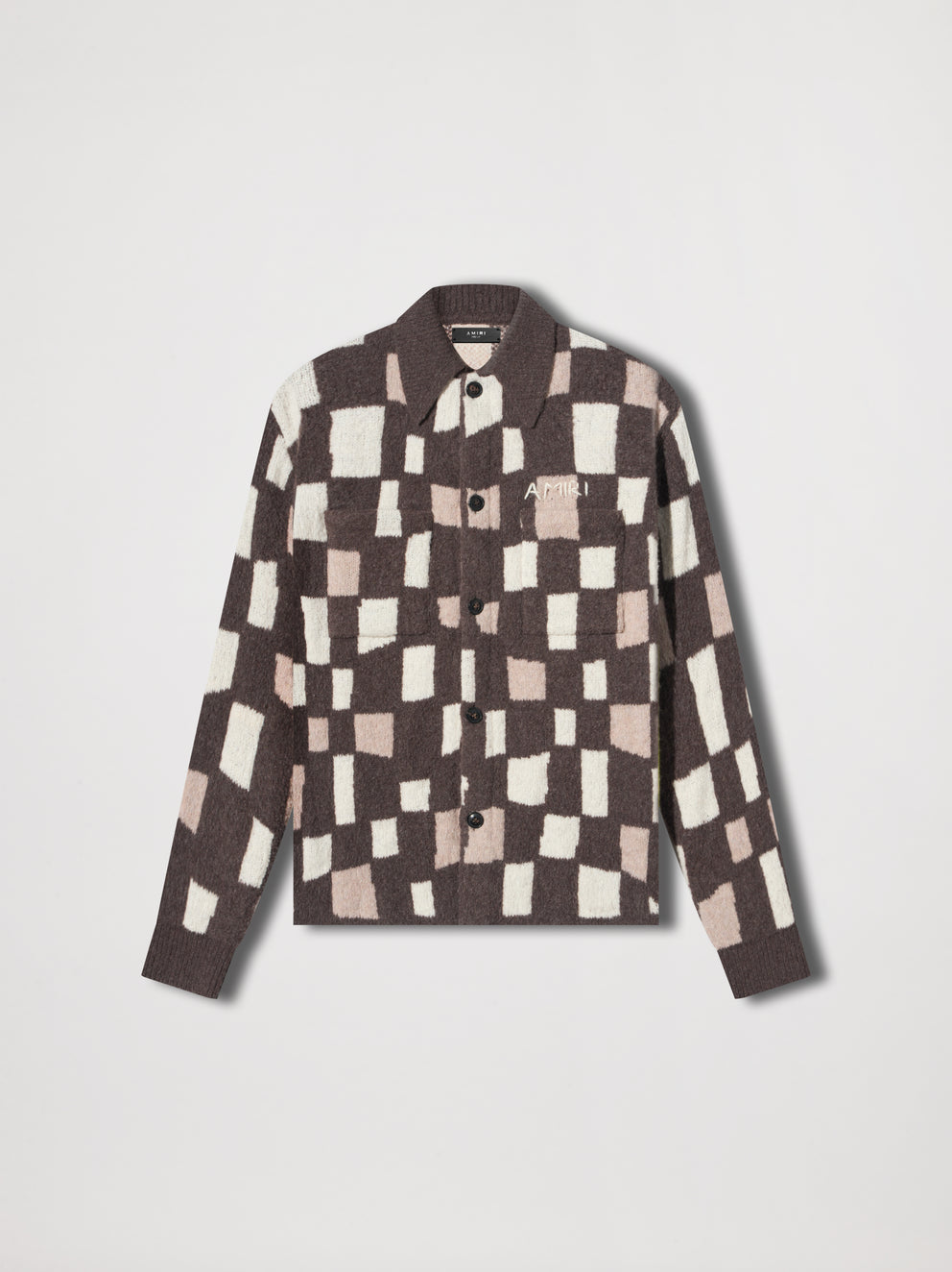 Brown Amiri CHECKERED OVERSHIRT | 937821-BAH