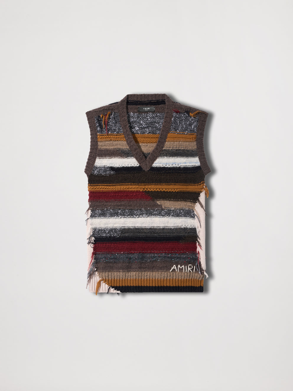 Brown Amiri MULTICOLOR STRIPE GILET | 324879-RHN