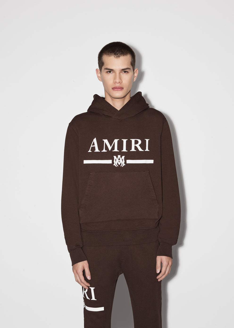 Brown Amiri M.A. BAR HOODIE | 578926-MAH