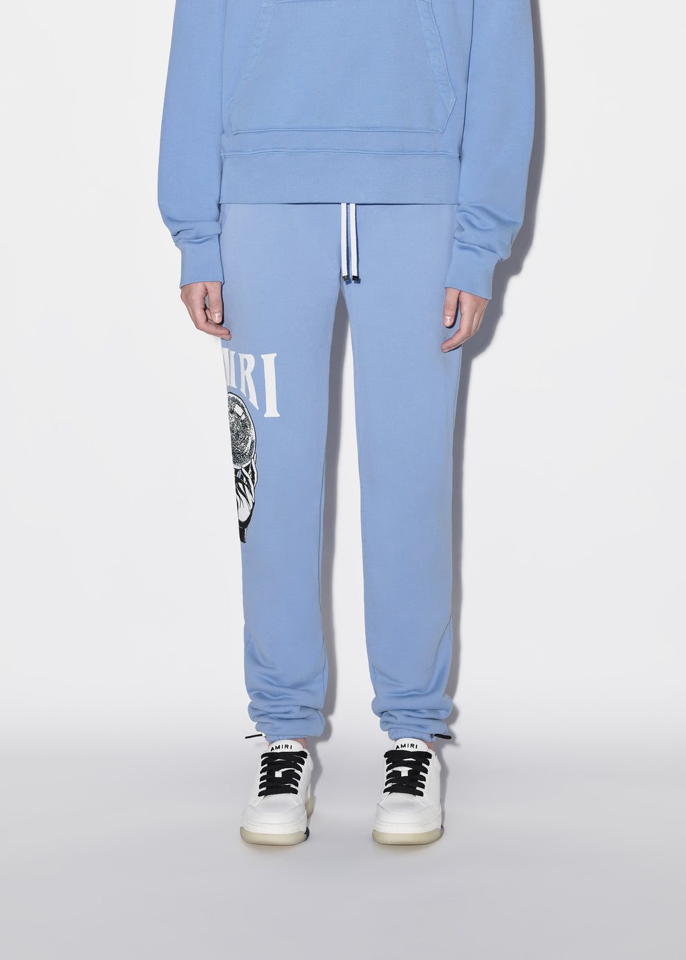 Carolina Blue Amiri CRYSTAL BALL SWEATPANT | 913478-MQY