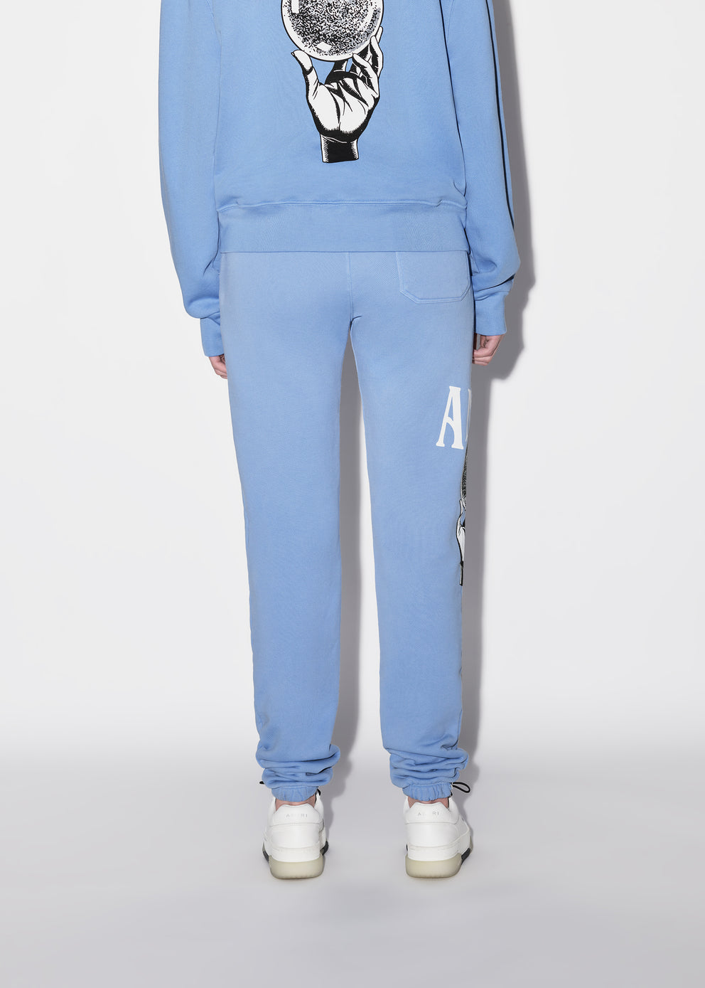 Carolina Blue Amiri CRYSTAL BALL SWEATPANT | 913478-MQY