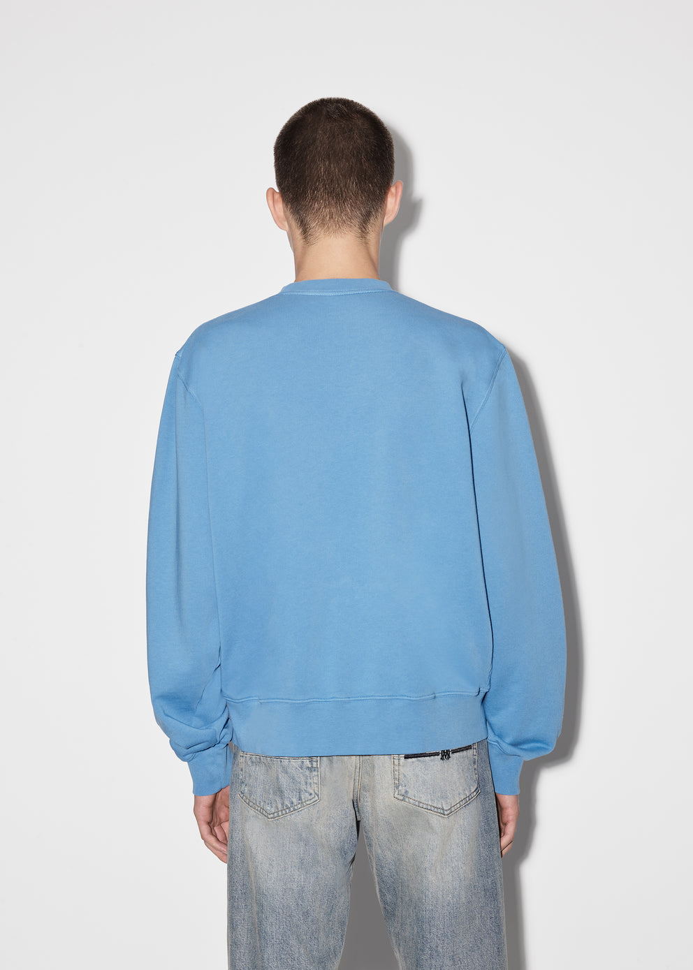 Carolina Blue Amiri M.A. BAR CREWNECK | 546937-WAJ