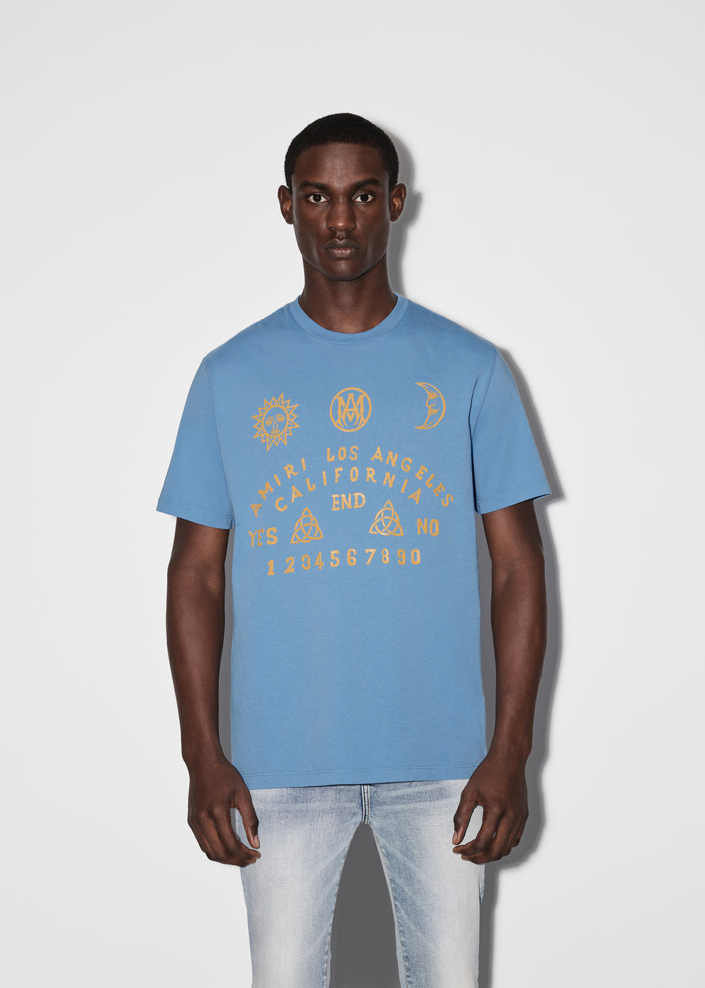 Carolina Blue Amiri OUIJA BOARD TEE | 734019-FLK