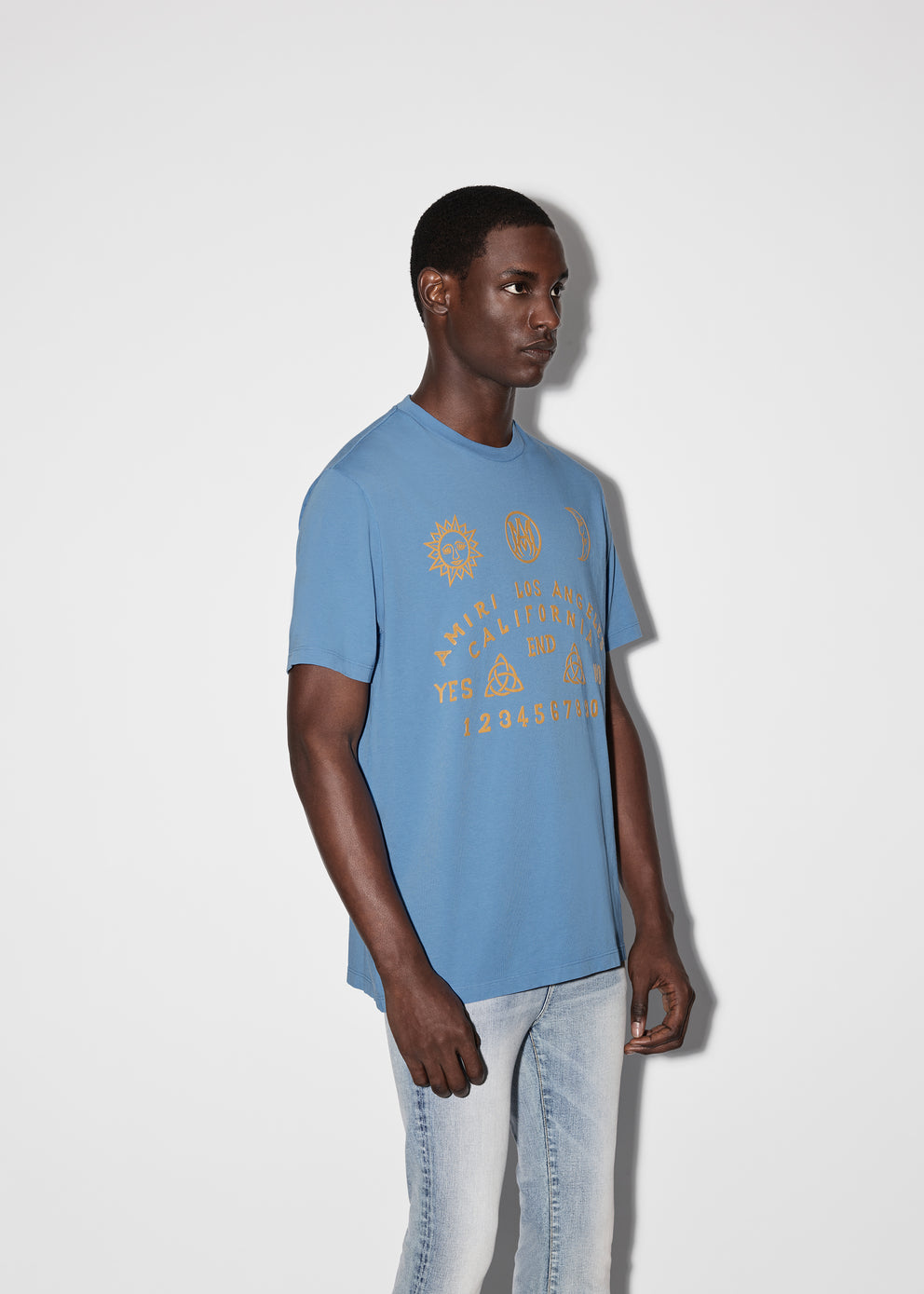 Carolina Blue Amiri OUIJA BOARD TEE | 734019-FLK