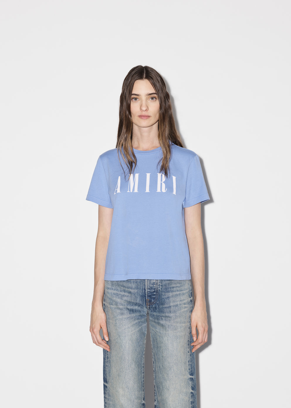 Carolina Blue Amiri SLIM TEE | 496750-VGC