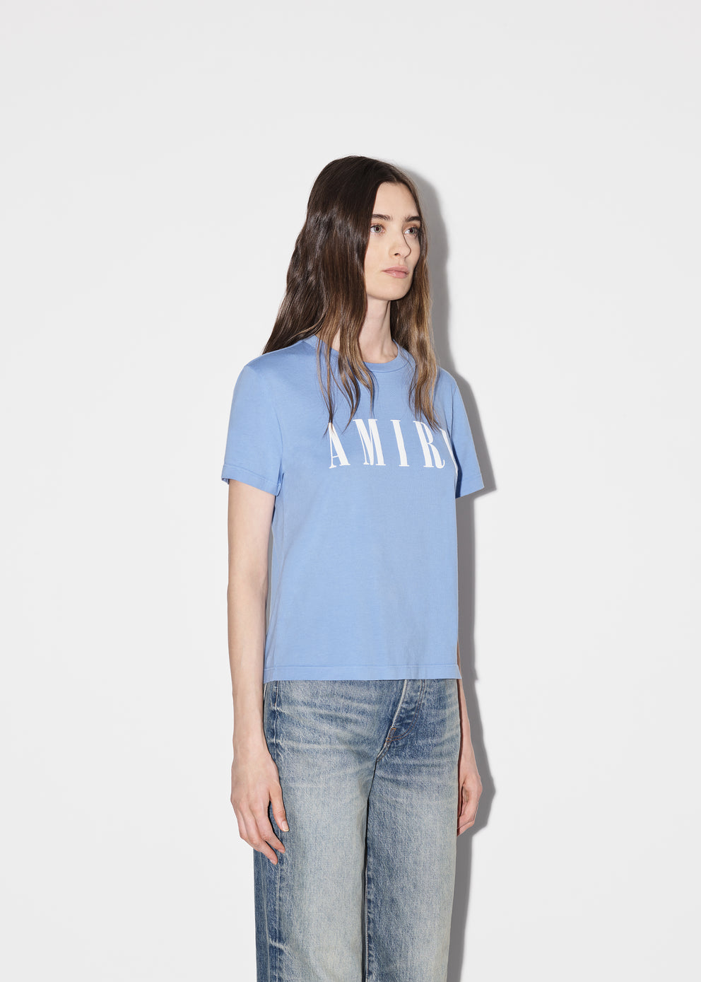 Carolina Blue Amiri SLIM TEE | 496750-VGC