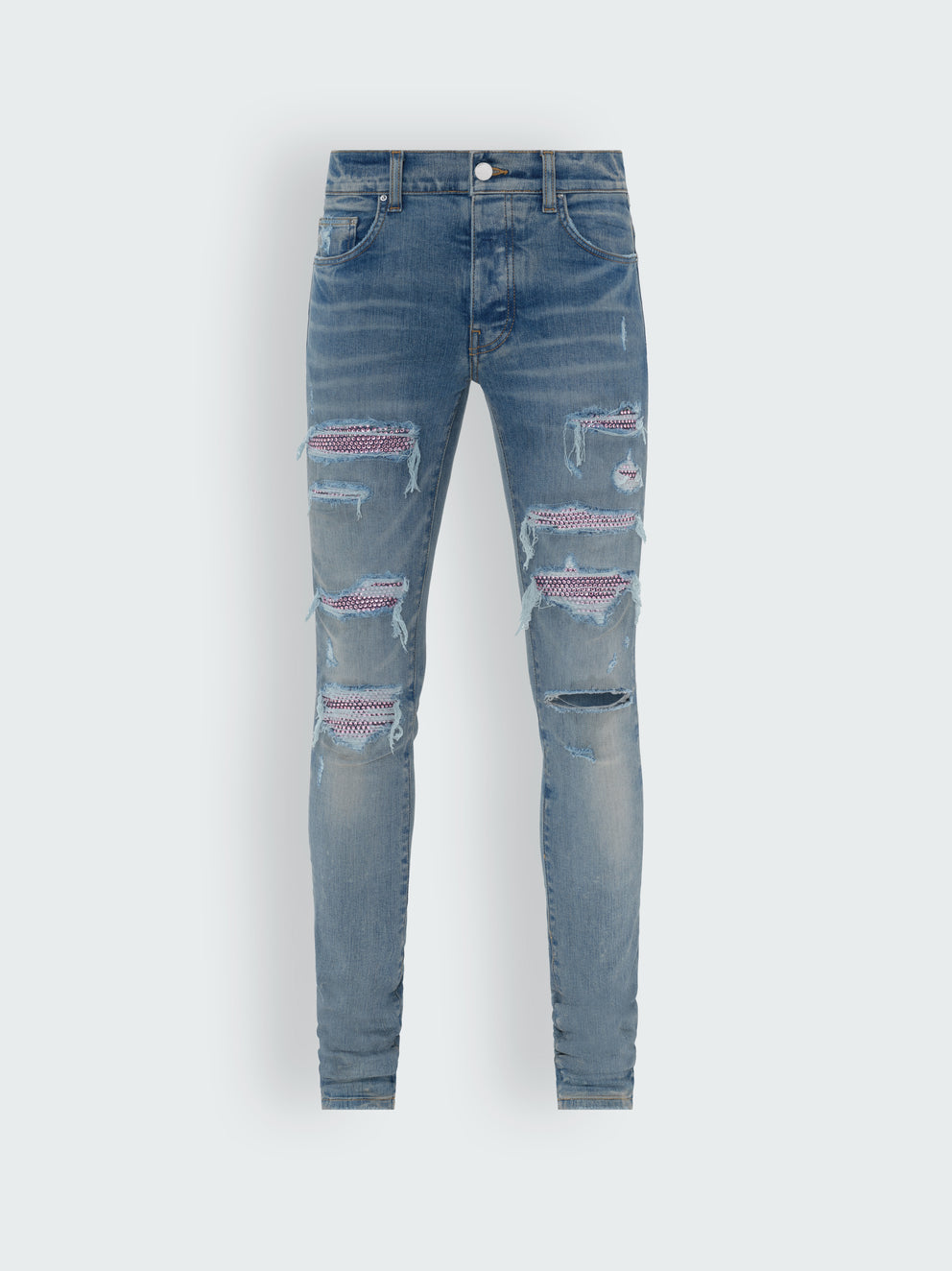 Clay Indigo Amiri CRYSTAL THRASHER JEAN | 196305-IHZ