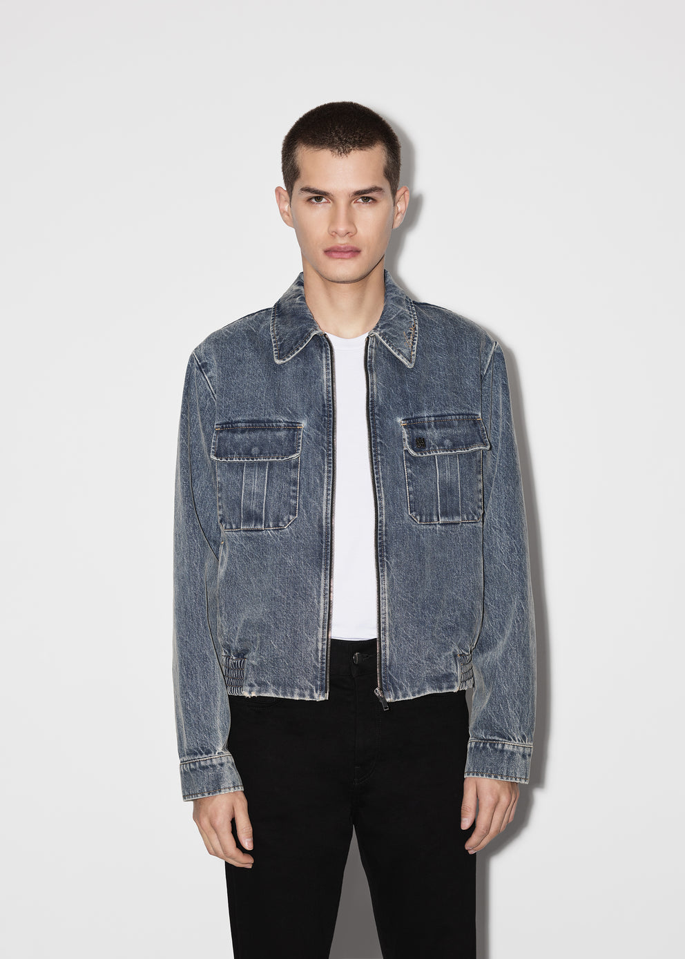 Clay Indigo Amiri DENIM BLOUSON | 648170-FGH