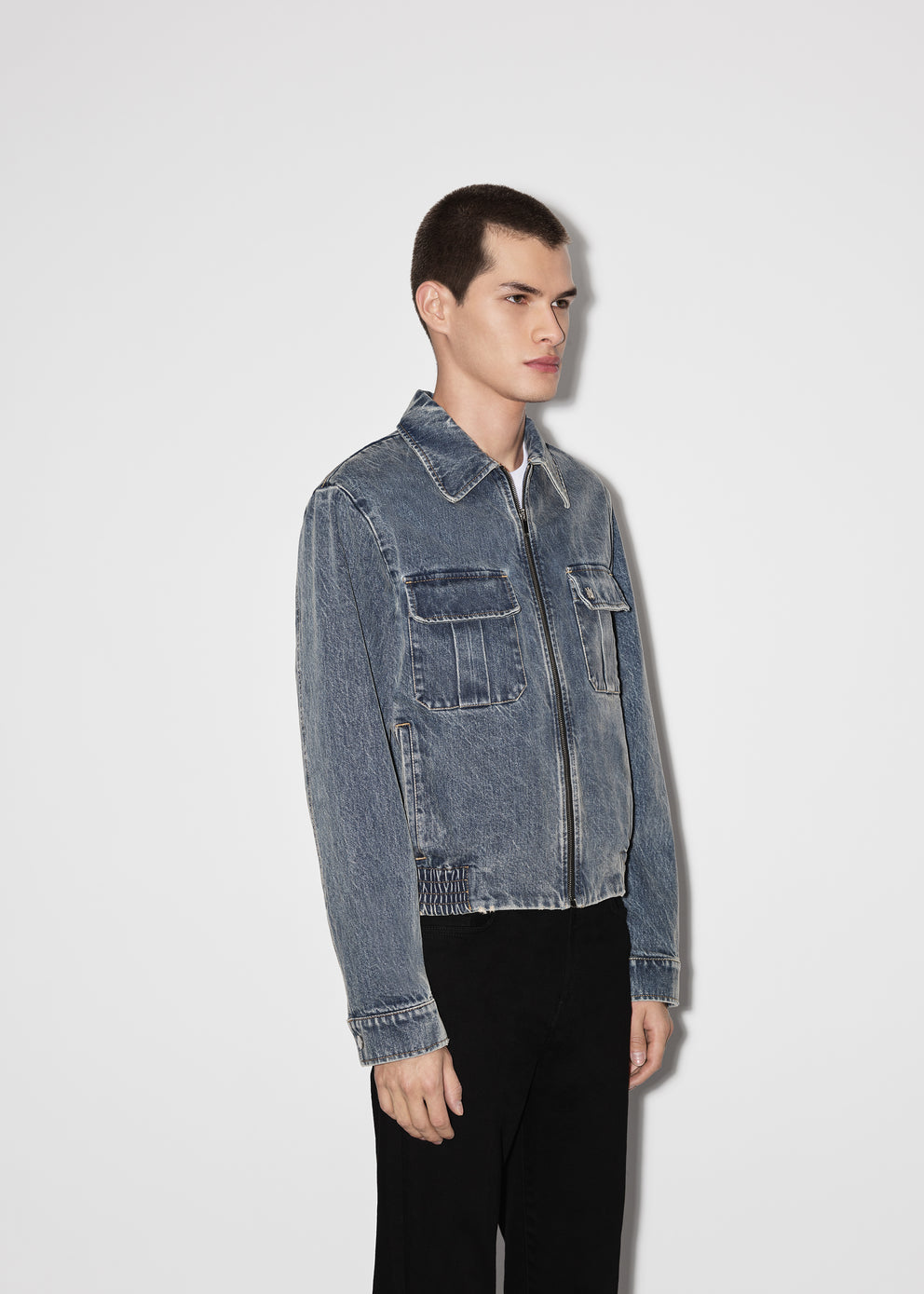 Clay Indigo Amiri DENIM BLOUSON | 648170-FGH