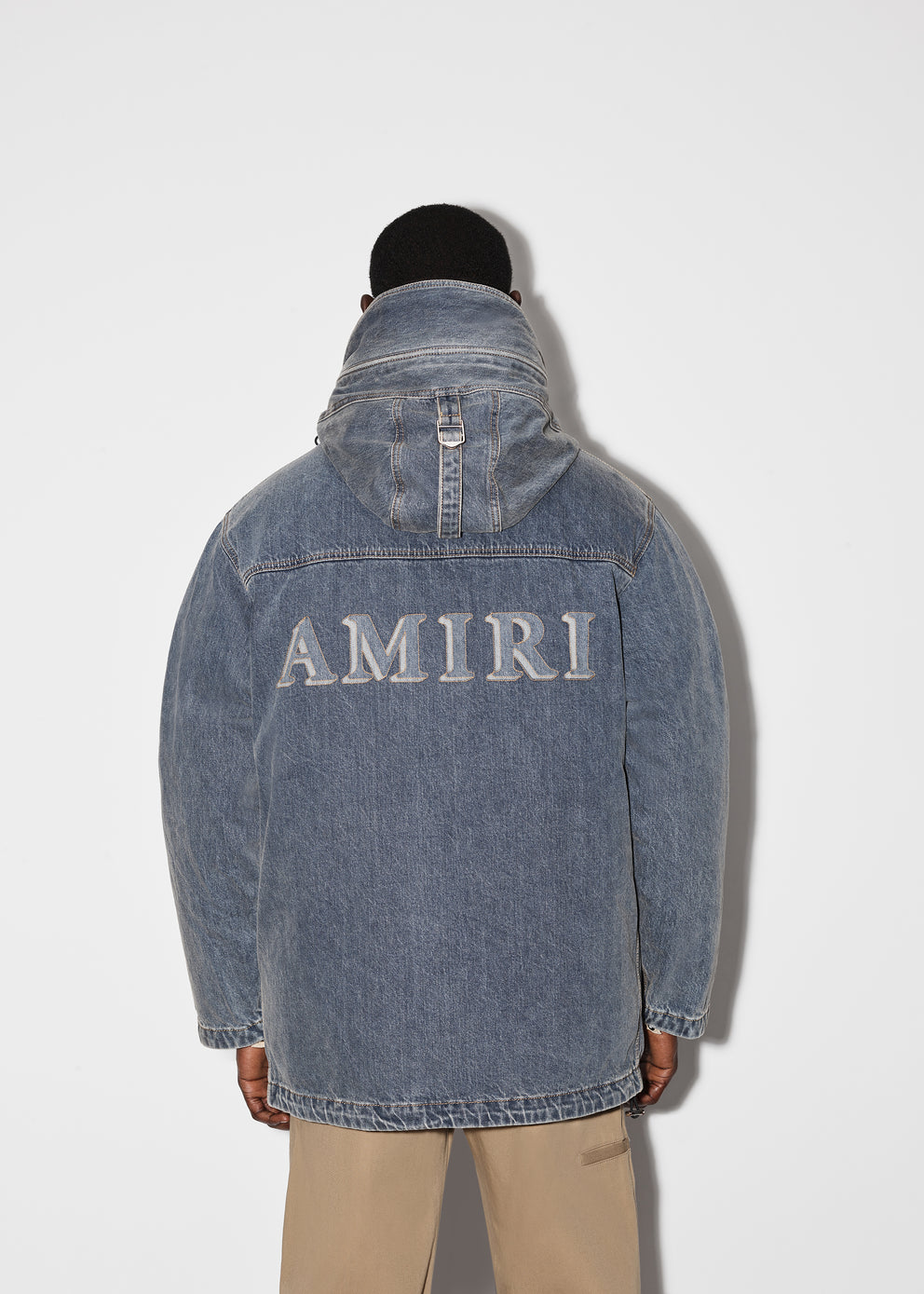 Clay Indigo Amiri DENIM PARKA | 608351-QHE