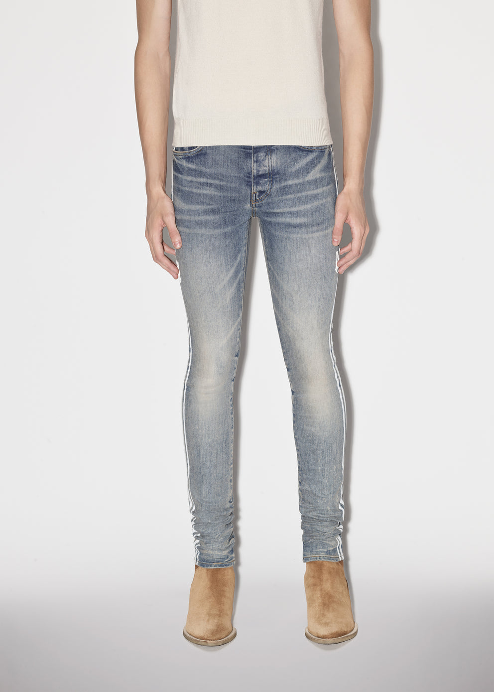 Clay Indigo Amiri M.A. TRACK JEAN | 435201-BRW