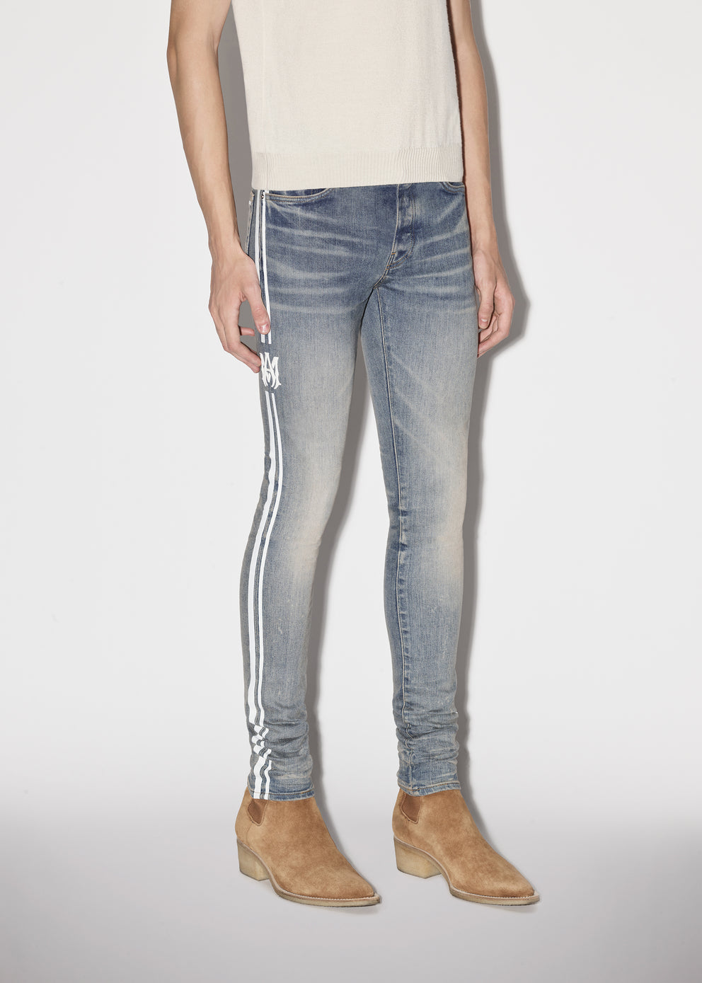 Clay Indigo Amiri M.A. TRACK JEAN | 435201-BRW