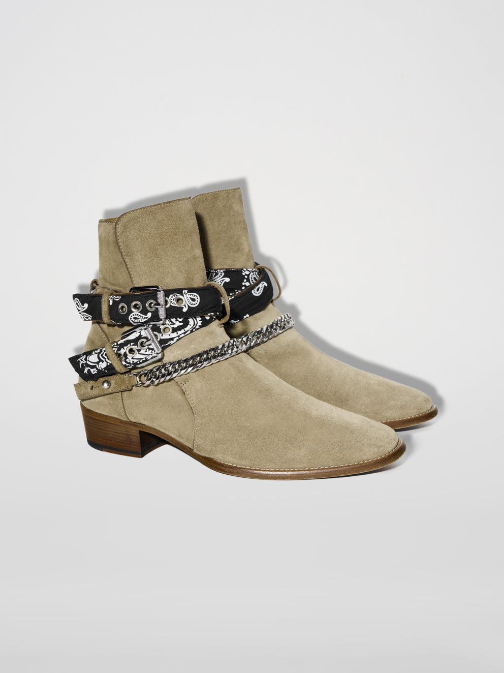 Cognac Amiri BANDANA BUCKLE BOOT | 519843-LMU