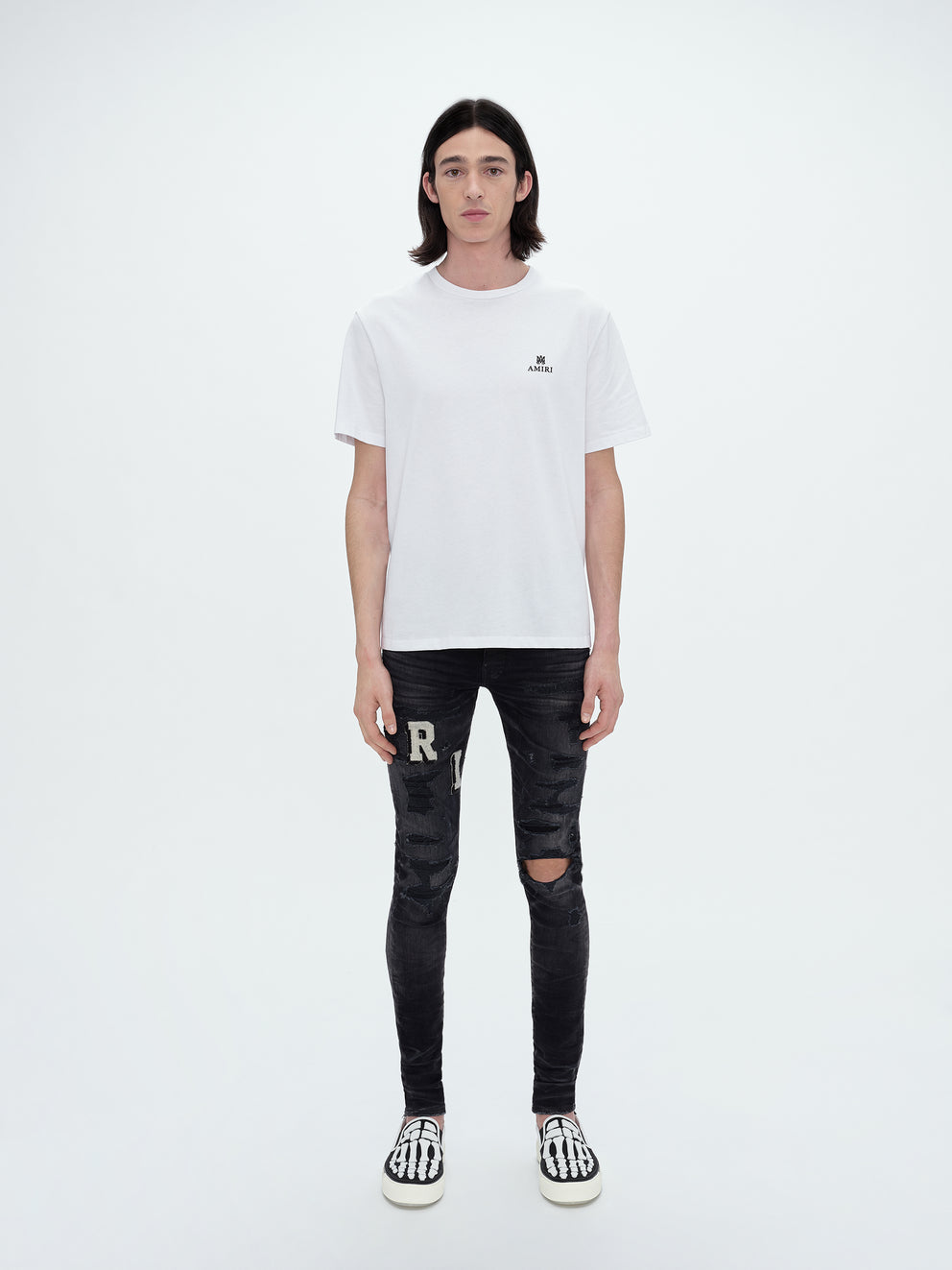 Faded Black Amiri VARSITY JEAN | 172368-BXR