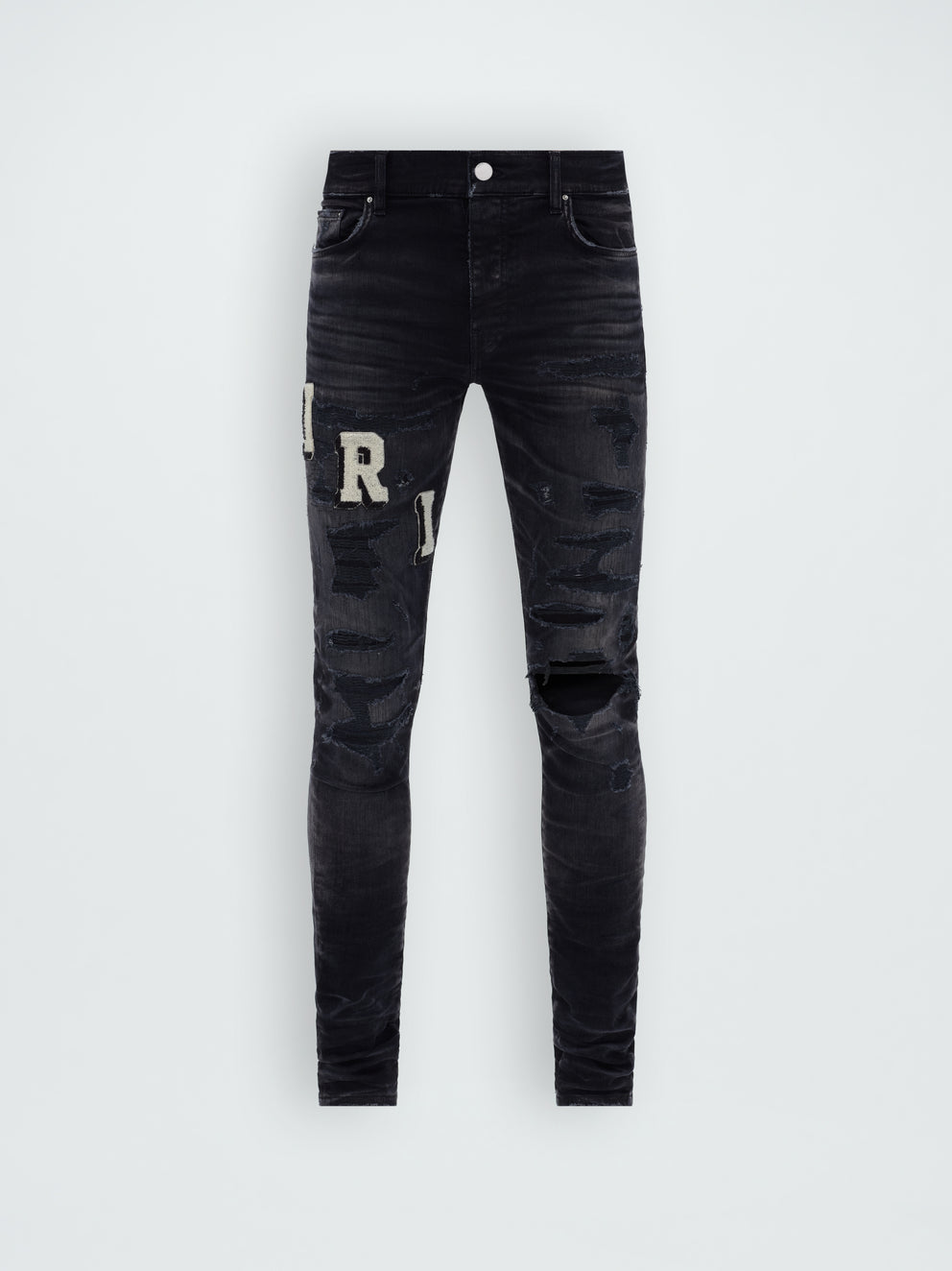 Faded Black Amiri VARSITY JEAN | 172368-BXR