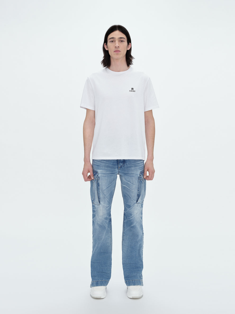 Faded Indigo Amiri M65 CARGO KICK FLARE | 701425-UPZ