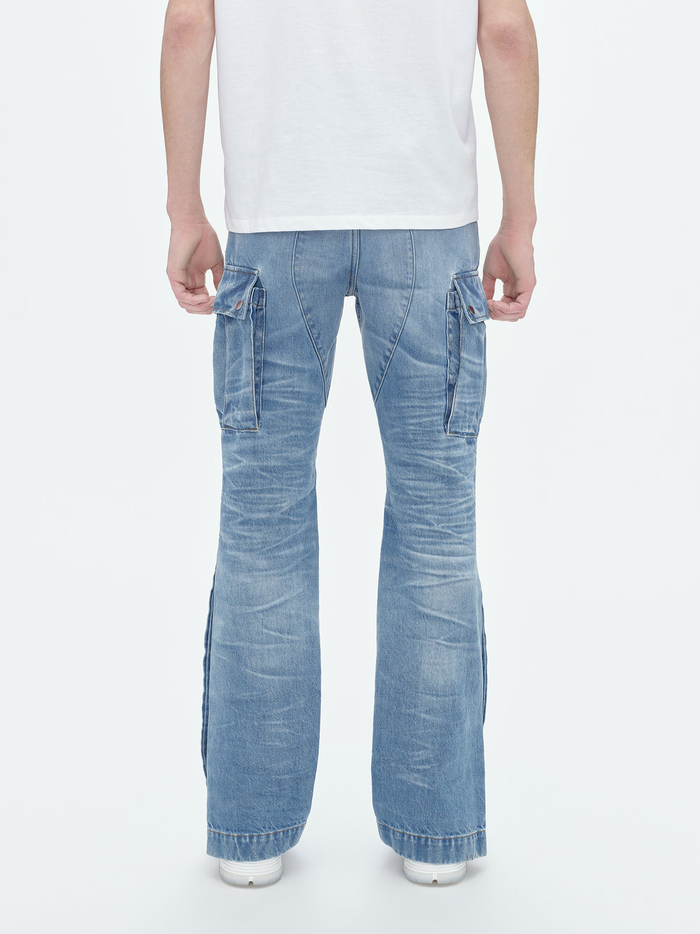 Faded Indigo Amiri M65 CARGO KICK FLARE | 701425-UPZ