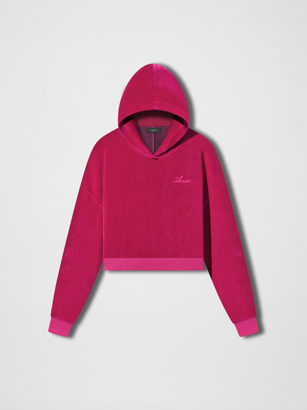 Fuschia Amiri CROPPED HOODIE | 014638-SLJ