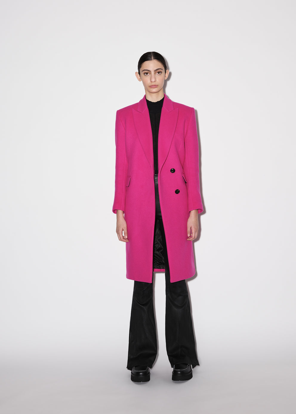 Fuschia Amiri LONG COAT | 305214-TRQ