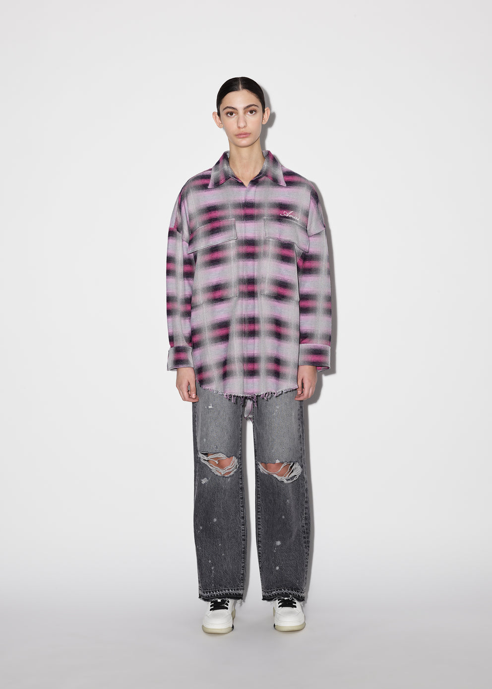 Fuschia Amiri OVERSIZED SHIRT | 370259-QAC