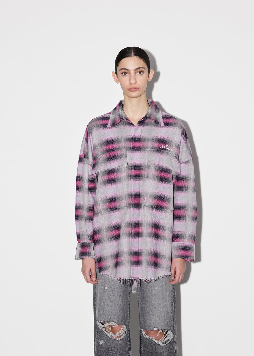 Fuschia Amiri OVERSIZED SHIRT | 370259-QAC