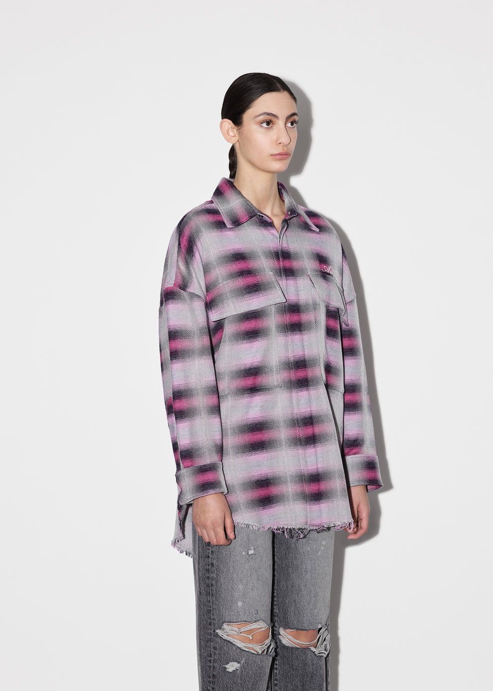 Fuschia Amiri OVERSIZED SHIRT | 370259-QAC