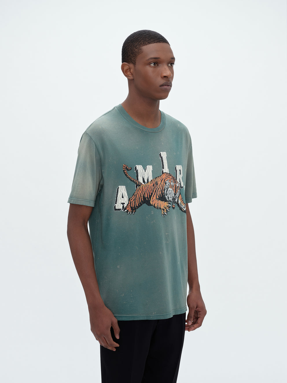 Green Amiri VINTAGE TIGER TEE | 051863-NRM