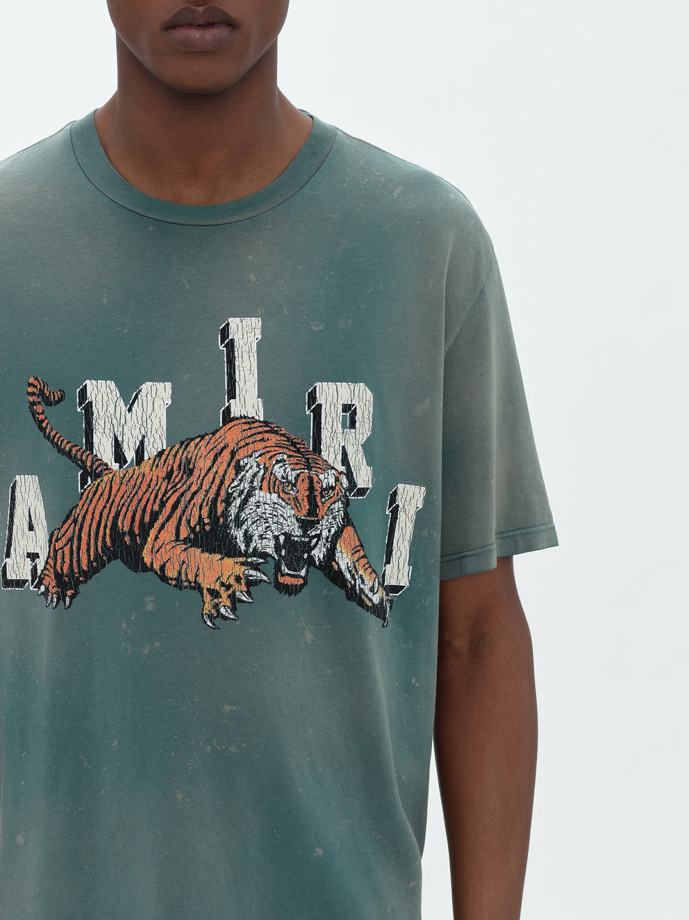 Green Amiri VINTAGE TIGER TEE | 051863-NRM