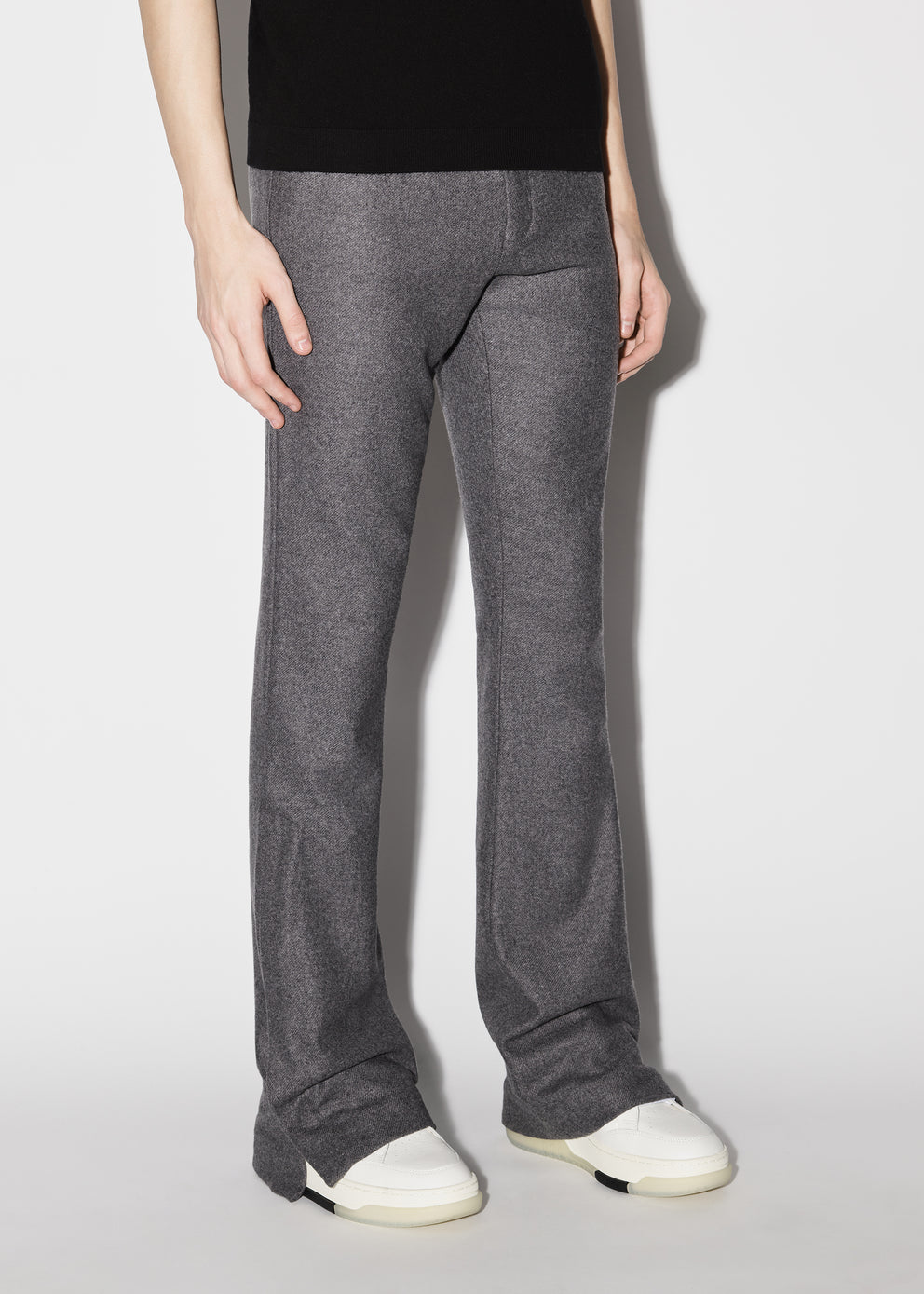 Grey Amiri WOOL FLANNEL FLARE PANTS | 052148-BTR