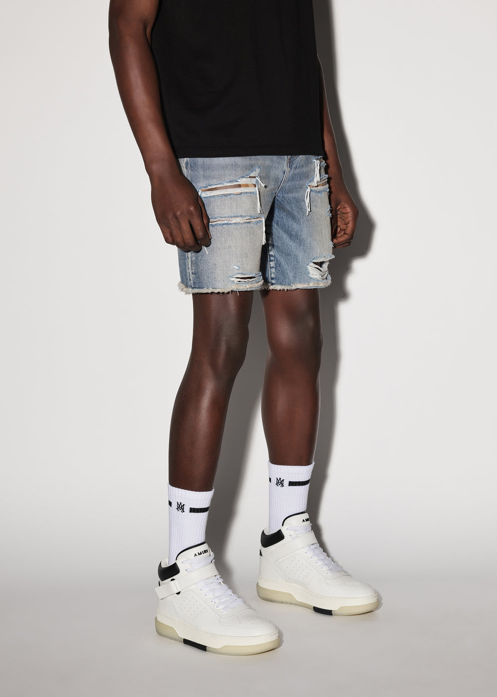 Indigo Amiri CAMO PATCH SHORT | 752649-BNC